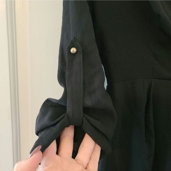 Xtaren Black Layered Shorts Romper New With Tags - Picture 5 of 6